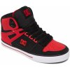 DC Pure High Top WC FWB Fiery Red White Black