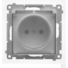 Zásuvka 2P+T/16A/250V IP44 s krytkou, tesn. (transparent) (PS) mat. hliník SIMON55 (Simon) Zásuvka 2P+T/16A/250V IP44 s krytkou, tesn. (transparent) (PS) mat. hliník SIMON55 (Simon)