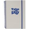 Tesco Špirálový zápisník Big Blue A5 Take it Easy Tesco Špirálový zápisník Big Blue A5 Take it Easy