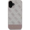 Zadný kryt Guess PU 4G Stripe pre Apple iPhone 16, ružová Zadný kryt Guess PU 4G Stripe pre Apple iPhone 16, ružová
