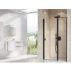 Ravak Chrome sprchové dvere 110 cm výklopné čierna matná/priehľadné sklo 0QVDC300Z1 Ravak Chrome sprchové dvere 110 cm výklopné čierna matná/priehľadné sklo 0QVDC300Z1