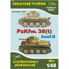 Papierový model - Tank PzKfw. 38(t) Ausf.G Papierový model - Tank PzKfw. 38(t) Ausf.G