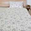 EVENIT Posteľné obliečky 132A so sloníkmi, zebrami a korytkačkami do škôlky Bavlna 90x130 cm EVENIT Posteľné obliečky 132A so sloníkmi, zebrami a korytkačkami do škôlky Bavlna 90x130 cm