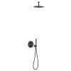 Tres Therm-Box sprchová súprava podomietková s termostatom s dažďovou sprchou čierna 28125003NM Tres Therm-Box sprchová súprava podomietková s termostatom s dažďovou sprchou čierna 28125003NM