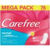 Carefree Cotton Dámske vložky 76 ks