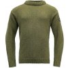 Vlněný svetr DEVOLD Nansen Wool Sweater - Olive Velikost: M Vlněný svetr DEVOLD Nansen Wool Sweater - Olive Velikost: M