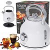 Elektrická kanvica ADLER AD 1346W 2200 W, 1,7 l, biela Elektrická kanvica ADLER AD 1346W 2200 W, 1,7 l, biela