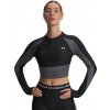 Dámske športové tričko Under Armour, HEATGEAR RIB 1/4 ZIP Čierna,tmavo sivá,Biela, M Dámske športové tričko Under Armour, HEATGEAR RIB 1/4 ZIP Čierna,tmavo sivá,Biela, M