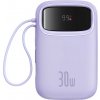 Baseus QPow 2 10000mAh 30W 2xUSB-C powerbank (purple) Baseus QPow 2 10000mAh 30W 2xUSB-C powerbank (purple)