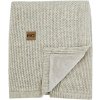 EKO pletená deka s podšívkou Beige