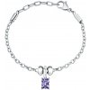 Morellato Pôvabný oceľový náramok s fialovým zirkónom Drops SCZ1370 Morellato Pôvabný oceľový náramok s fialovým zirkónom Drops SCZ1370