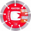 Kotúč rezný diamantový segmentový, suché rezanie, EXTOL PREMIUM Priemer a číslo: ø115x1,8mm, 8803011 Kotúč rezný diamantový segmentový, suché rezanie, EXTOL PREMIUM Priemer a číslo: ø115x1,8mm, 8803011