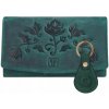 Paolo Peruzzi peňaženka z pravej kože zelená - dámska Paolo Peruzzi peňaženka z pravej kože zelená - dámska
