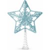 Ozdoba na špic vianočného stromu - hviezda - 20 x 15 cm - svetlomodrá Ozdoba na špic vianočného stromu - hviezda - 20 x 15 cm - svetlomodrá