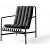 HAY Textilný podsedák Palissade Lounge Chair High Soft Quilted Cushion, anthracite HAY Textilný podsedák Palissade Lounge Chair High Soft Quilted Cushion, anthracite