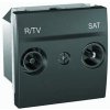 MGU3.455.12 TV/R-SAT zásuvka, koncová, grafit MGU3.455.12 TV/R-SAT zásuvka, koncová, grafit