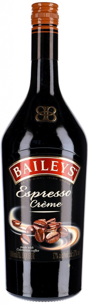 Baileys Espresso Créme 17% 1 l (čistá fľaša)