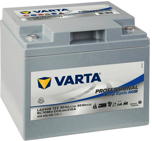 Varta AGM Professional 12V 50Ah 350A 830 050 035