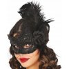 Maska na oči (benátska) plastová čierna Maska na oči (benátska) plastová čierna