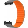 AC mobile Magnetický Silikónový pásek pro Amazfit T-Rex 2 Barva: Šedo-oranžová
