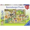 Puzzle Ravensburger 091959 Deň na farme 2x24 dielikov (4005556091959) Puzzle Ravensburger 091959 Deň na farme 2x24 dielikov (4005556091959)