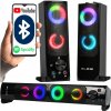 SOUNDBAR 2.0 6W POČÍTAČOVÉ REPRODUKTORY BLUETOOTH USB 5V DC LED RGB 2v1 SÚPRAVA SOUNDBAR 2.0 6W POČÍTAČOVÉ REPRODUKTORY BLUETOOTH USB 5V DC LED RGB 2v1 SÚPRAVA