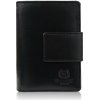 Paolo Peruzzi Dámska stredná kožená peňaženka s ochranou RFID AL-04-BL | čierna AL-04-BL Paolo Peruzzi Dámska stredná kožená peňaženka s ochranou RFID AL-04-BL | čierna AL-04-BL