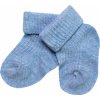 Baby Nellys Dojčenské ponožky sv. modré