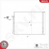 Kondenzátor klimatizácie ESEN SKV 86SKV118 Kondenzátor klimatizácie ESEN SKV 86SKV118