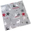 INTERMEDIC SK Vianočný obrus Christmas STAR grey 40x40 cm INTERMEDIC SK Vianočný obrus Christmas STAR grey 40x40 cm