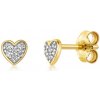 SOFIA zlaté náušnice srdiečka SJ225303.400 SOFIA zlaté náušnice srdiečka SJ225303.400