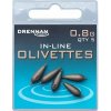 Drennan In-Line Olivettes 0,8g Drennan In-Line Olivettes 0,8g