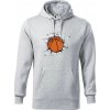 Basketbal lopta v triku - Mikina pánska Cape s kapucňou - S ( Svetlosivý melír ) Basketbal lopta v triku - Mikina pánska Cape s kapucňou - S ( Svetlosivý melír )