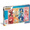 Puzzle pre deti Clementoni 60 dielikov MAXI Ježko Sonic Puzzle pre deti Clementoni 60 dielikov MAXI Ježko Sonic