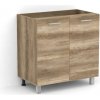Drevona, REA ALFA UP 014 60x82, dub canyon (REA ALFA UP 014 skrinka spodná dvojdvierková 60 cm) Drevona, REA ALFA UP 014 60x82, dub canyon (REA ALFA UP 014 skrinka spodná dvojdvierková 60 cm)