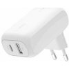 Belkin BOOST CHARGE™ Duální 42W USB-C Power Delivery PPS nástěnná nabíječka (USB-C 30W + USB-A 12W), bílá (WCB009vfWH) Belkin BOOST CHARGE™ Duální 42W USB-C Power Delivery PPS nástěnná nabíječka (USB-C 30W + USB-A 12W), bílá (WCB009vfWH)