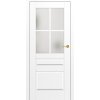 ERKADO Biele interiérové dvere Peonia 3 (UV Lak) 80/197 cm