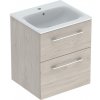 Kúpeľňová skrinka s umývadlom Geberit Selnova 55x50,2x65,2 cm v prevedení svetlý orech hickory 501.235.00.1 Kúpeľňová skrinka s umývadlom Geberit Selnova 55x50,2x65,2 cm v prevedení svetlý orech hickory 501.235.00.1