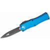 Microtech 702-3BL HERA Black Serrated Blue automatický nôž 7,9 cm, čierna, modrá, hliník Microtech 702-3BL HERA Black Serrated Blue automatický nôž 7,9 cm, čierna, modrá, hliník