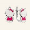SilveAmo Strieborné náušnice Hello Kitty CK2902 SilveAmo Strieborné náušnice Hello Kitty CK2902