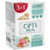 Optimeal Superpremium Puppy s morčacím mäsom a mrkvou v omáčke 4 x 100 g