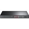 TP-Link TL-SL1218MP TL-SL1218MP - 16-Port 10/100 Mbps + 2-Port Gigabit Rackmount Switch