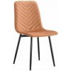 Tempo Kondela Stolička, terakota Velvet látka/čierna, RAMITA TYP 2 Tempo Kondela Stolička, terakota Velvet látka/čierna, RAMITA TYP 2