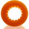 Oxballs AXIS Ribbed Cockring Orange Ice Oxballs AXIS Ribbed Cockring Orange Ice