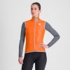 Sportful Hot Pack EasyLight cyklistická vesta, dámska, oranžová Veľkosť: XS Sportful Hot Pack EasyLight cyklistická vesta, dámska, oranžová Veľkosť: XS