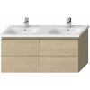 Kúpeľňová skrinka pod umývadlo Jika Mio-N 126x44,5x59 cm v dekore jaseň H40J7184013421 Kúpeľňová skrinka pod umývadlo Jika Mio-N 126x44,5x59 cm v dekore jaseň H40J7184013421