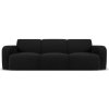 ! Micadoni Home pohovka z textílie buklé 235 cm Molino Čierna