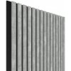 EBS Akustický panel Betónová sivá 60,4x275 cm lamely na plsti EBS Akustický panel Betónová sivá 60,4x275 cm lamely na plsti
