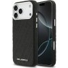 Karl Lagerfeld Grained PU Repeated Logo MagSafe kryt pre iPhone 17 Pro Max, čierny 57983127683