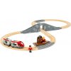 Drevená vláčikodráha Štartovacia súprava Starter Travel Train Set BRIO s osobným vláčikom nástupiskom a 2 figúrkami 22 dielov Drevená vláčikodráha Štartovacia súprava Starter Travel Train Set BRIO s osobným vláčikom nástupiskom a 2 figúrkami 22 dielov